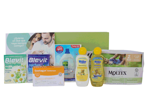 Canastilla del Embarazo Gratis con Muestras para el Bebé y la Mamá